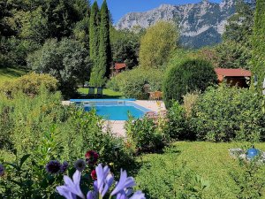 Blick auf unseren Pool