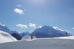 Blick von der winterlichen Mordau-Alm 
