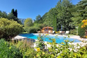 Swimmingpool Gästehaus Oslhof